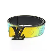 LV 彩色老花皮帶